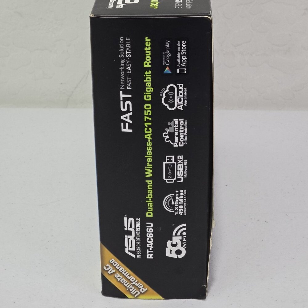 ASUS RT-AC66U Dual Band Gigabit Router Wireless AC1750 - Picture 7 of 14